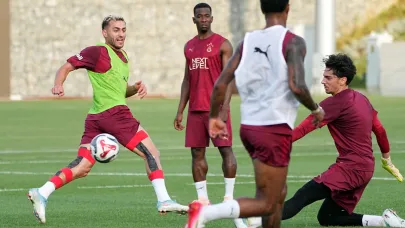 Galatasaray çift antrenman yaptı
