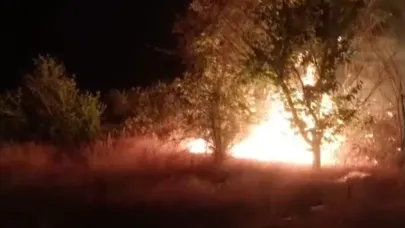 Malatya'da yangın paniği