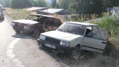 Korkunç kazada 2 kişi yaralandı