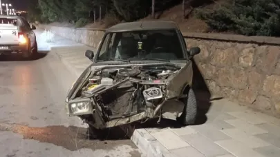 Elazığ’da kazadan mucize kurtuluş!