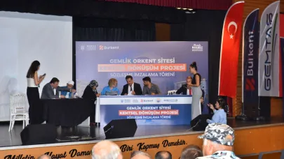 Orkent Sitesi Kentsel Dönüşüm Projesi’nde imzalar atıldı