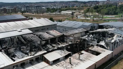Arnavutköy'de fabrika küle döndü