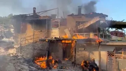 Sobadan çıkan alev evi küle çevirdi