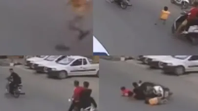 Mersin'de korkunç kaza: Motosikletliler çocuğa çarptı
