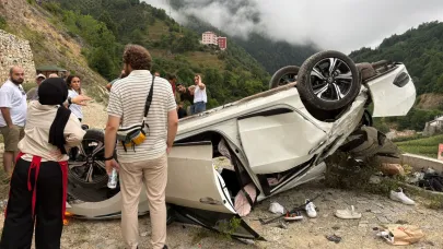 Göksu travertenlerinde trafik kazası: 4 yaralı