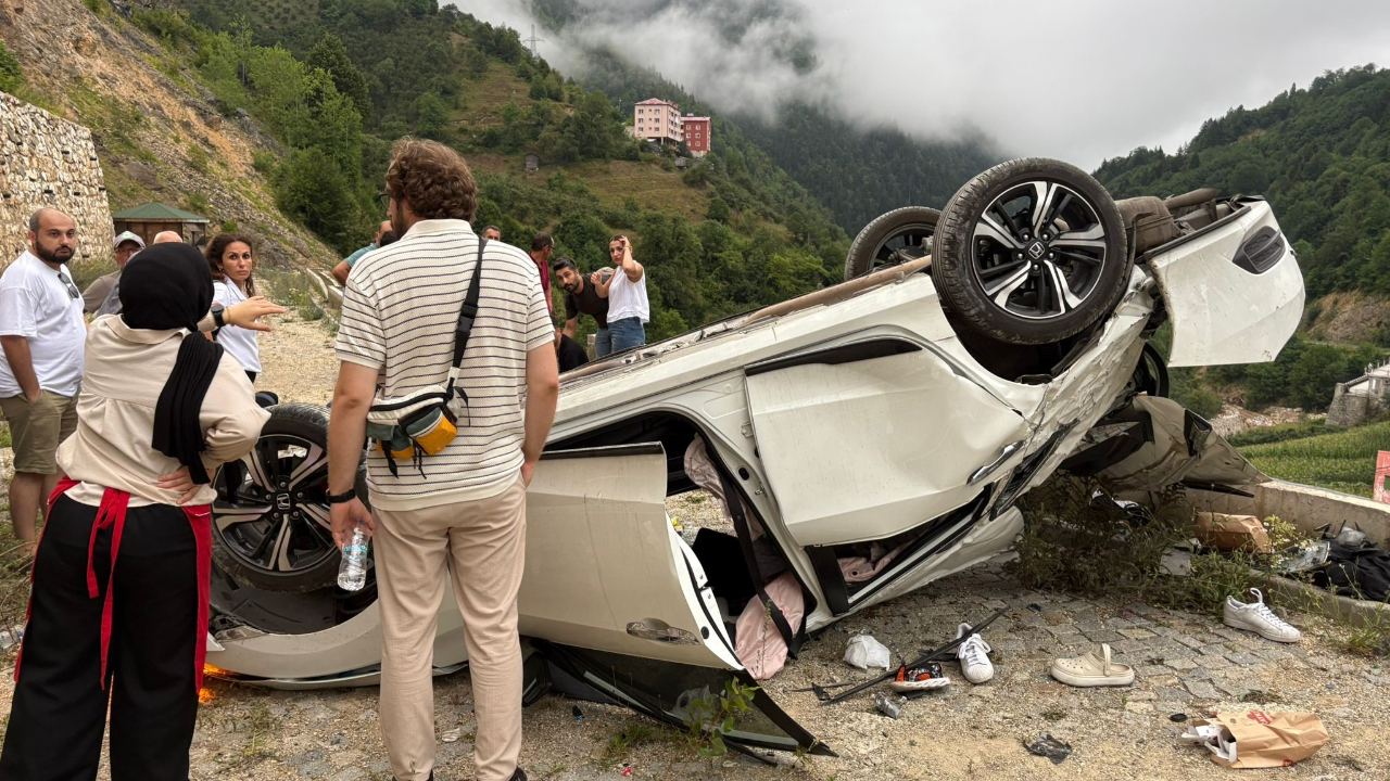Göksu travertenlerinde trafik kazası: 4 yaralı