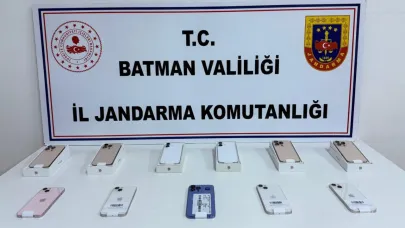 Batman’da milyonluk kaçak cep telefonu operasyonu