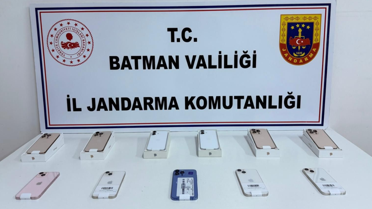 Batman’da milyonluk kaçak cep telefonu operasyonu
