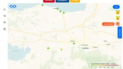 Bursa yangınları anbean görüntüleyebilecek