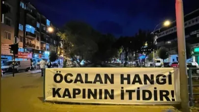 'Öcalan hangi kapının itidir' pankartlarının gizemi çözüldü