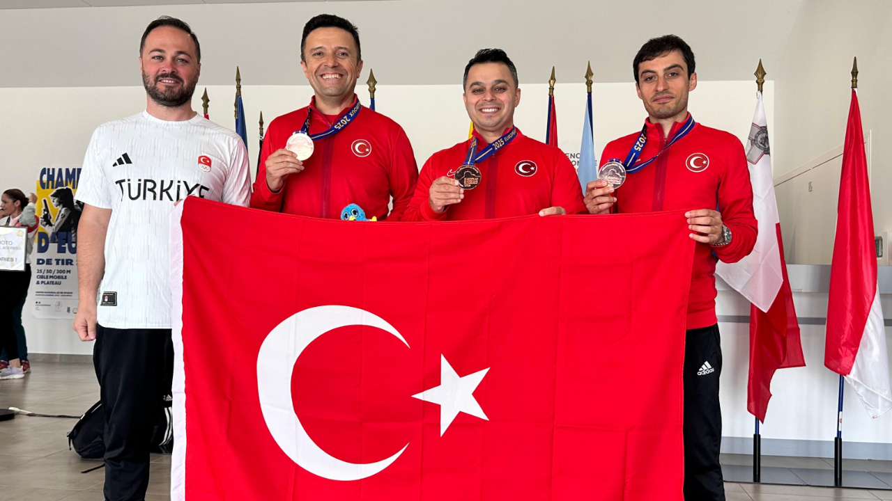 TSK Spor Gücü Atış Takımı Avrupa'dan rekorlarla döndü