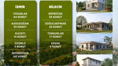 Orman yangınlarından etkilenen illerde 350 konutun ihale süreci başladı