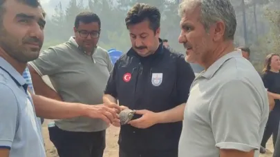 Başkan Özel, yangından etkilenen kaplumbağa yardım etti