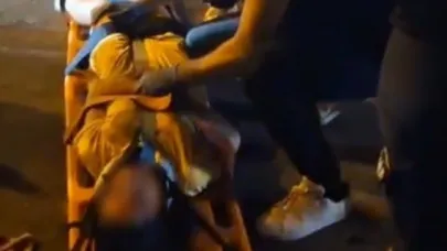 Gizlice motosiklet sürerken kaza yaptılar: Abla-kardeş yaralı
