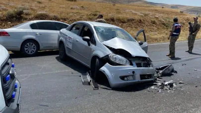 Muş-Kulp yolunda kaza: 7 yaralı