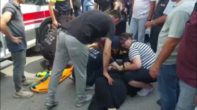 Yayaya çarpıp kaçtı, kadın sürücü peşine düştü