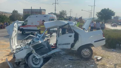 Kula'da karı-koca trafik kazasında hayatını kaybetti