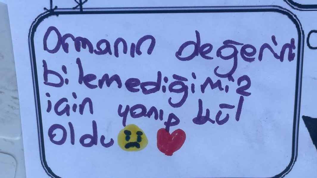 Bursalı çocuklar "gri" rengi sevmedi