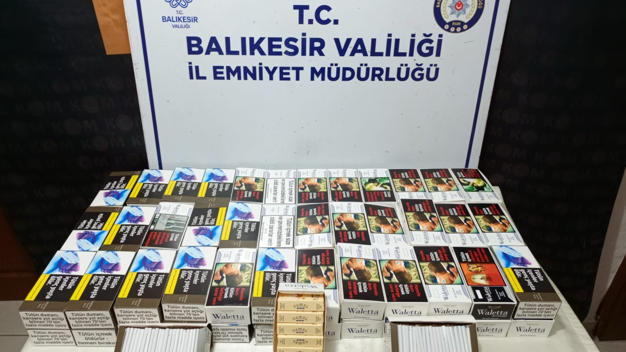 Kaçakçılık operasyonunda 19 bin 520 dolu makaron ele geçirildi
