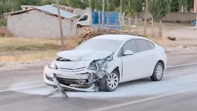 Van'da trafik kazası