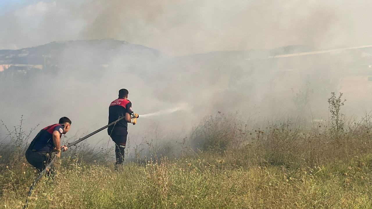 Burdur'da arazi yangını: 50 dönüm alan yandı