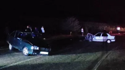 Yağışlı hava kazayı beraberinde getirdi: 2 yaralı