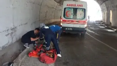 Tunceli'de motosiklet kazası: 1 yaralı