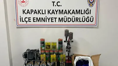 Tekirdağ'da fişek ticareti yapan kişi yakalandı