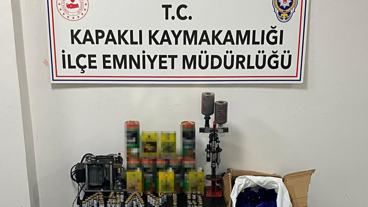Tekirdağ'da fişek ticareti yapan kişi yakalandı