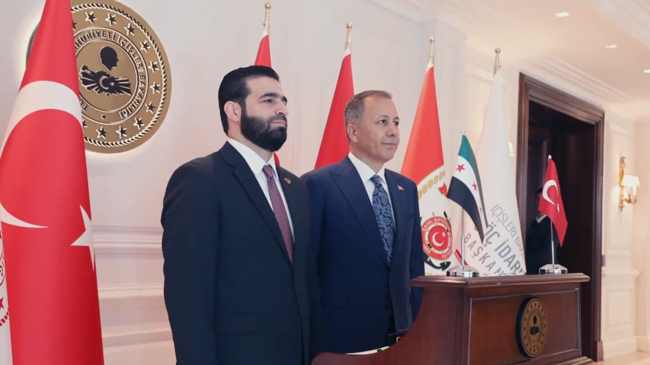 Ali Yerlikaya Suriye İçişleri Bakanı'nı ağırladı