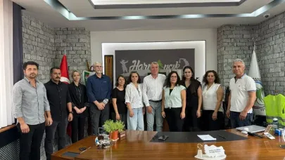 TMMOB'den Harmancık'a geçmiş olsun ziyareti