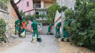 Osmangazi'de her gün 270 kilometre temizlik