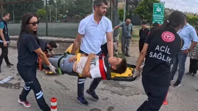 Freni tutmayan bisiklet tehlike saçtı