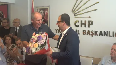 Yeniden CHP'ye katılan Muharrem İnce'den Yalova İl Teşkilatı'na ziyaret