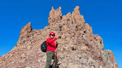 Erciyes'te zirve yolculuğu
