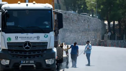 Muğla'da yol çalışmları sürüyor