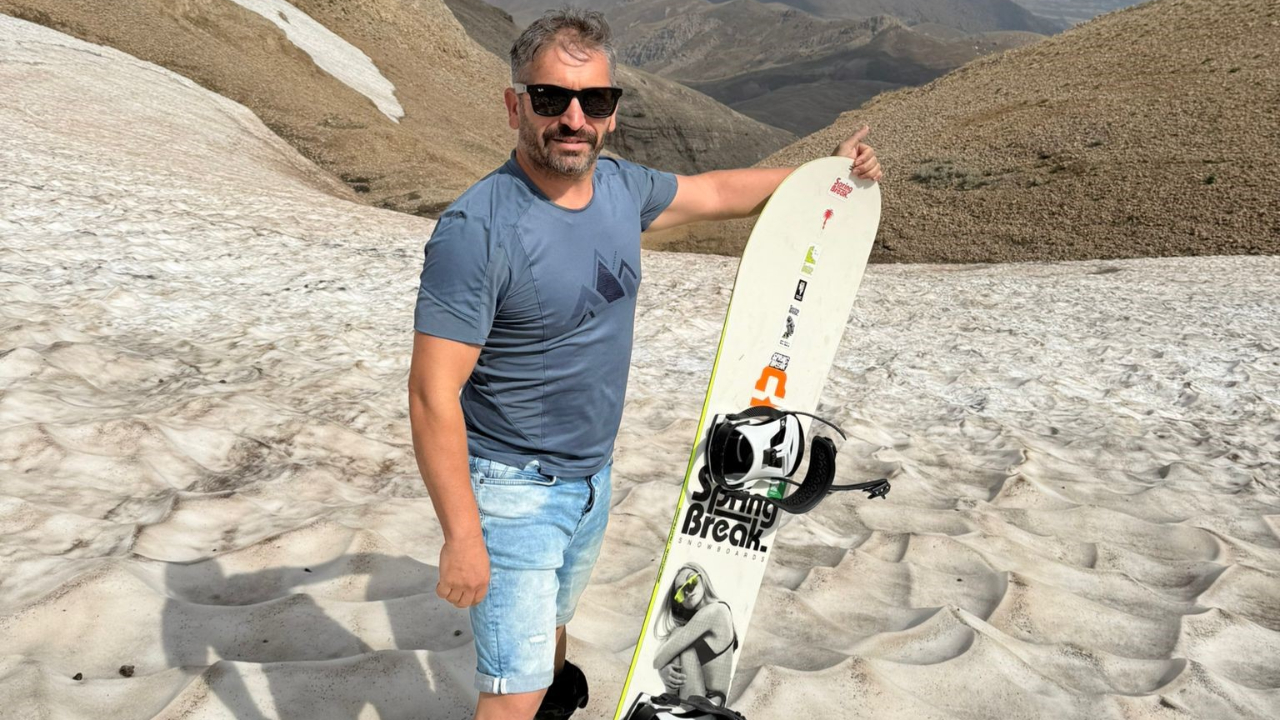 Ağustos ayında kayak keyfi