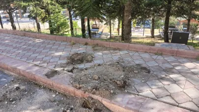 Yol yapım çalışmasında elektrik akımına kapılan işçi yaralandı