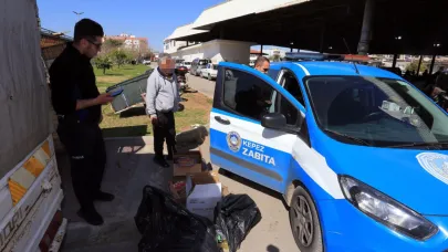 Kepez Belediyesi'nde izinsiz satışa müdahale: 83 satıcıya ceza