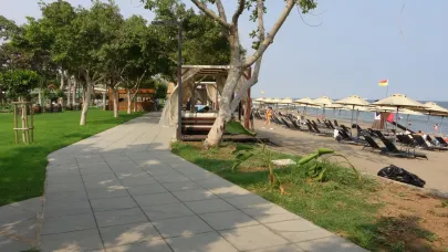Halk plajı ücretli oldu gerginlik çıktı