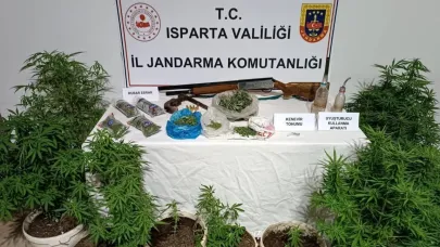 Isparta’da uyuşturucu operasyonu