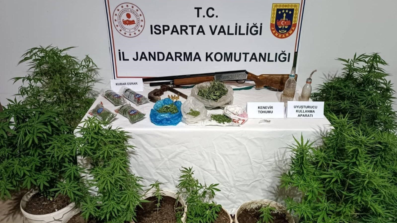 Isparta’da uyuşturucu operasyonu