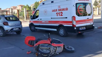 Karaman’da motosiklet ile otomobil kazası: 1 yaralı