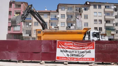 Elazığ'da kentsel dönüşüm projesinde ilk temel atıldı