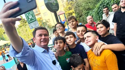Osmangazi'de basketbol sahaları yeni tasarımlarla şekilleniyor