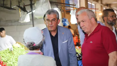 Şadi Özdemir vatandaşla pazarda buluştu: "Geçim derdi büyüyor"