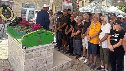 Bodrum'da Selçuk Alagöz'e duygusal veda