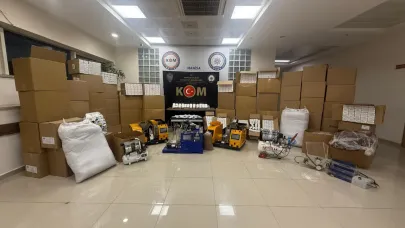 Kaçak tütün operasyonu: 430 bin boş makaron ele geçirildi