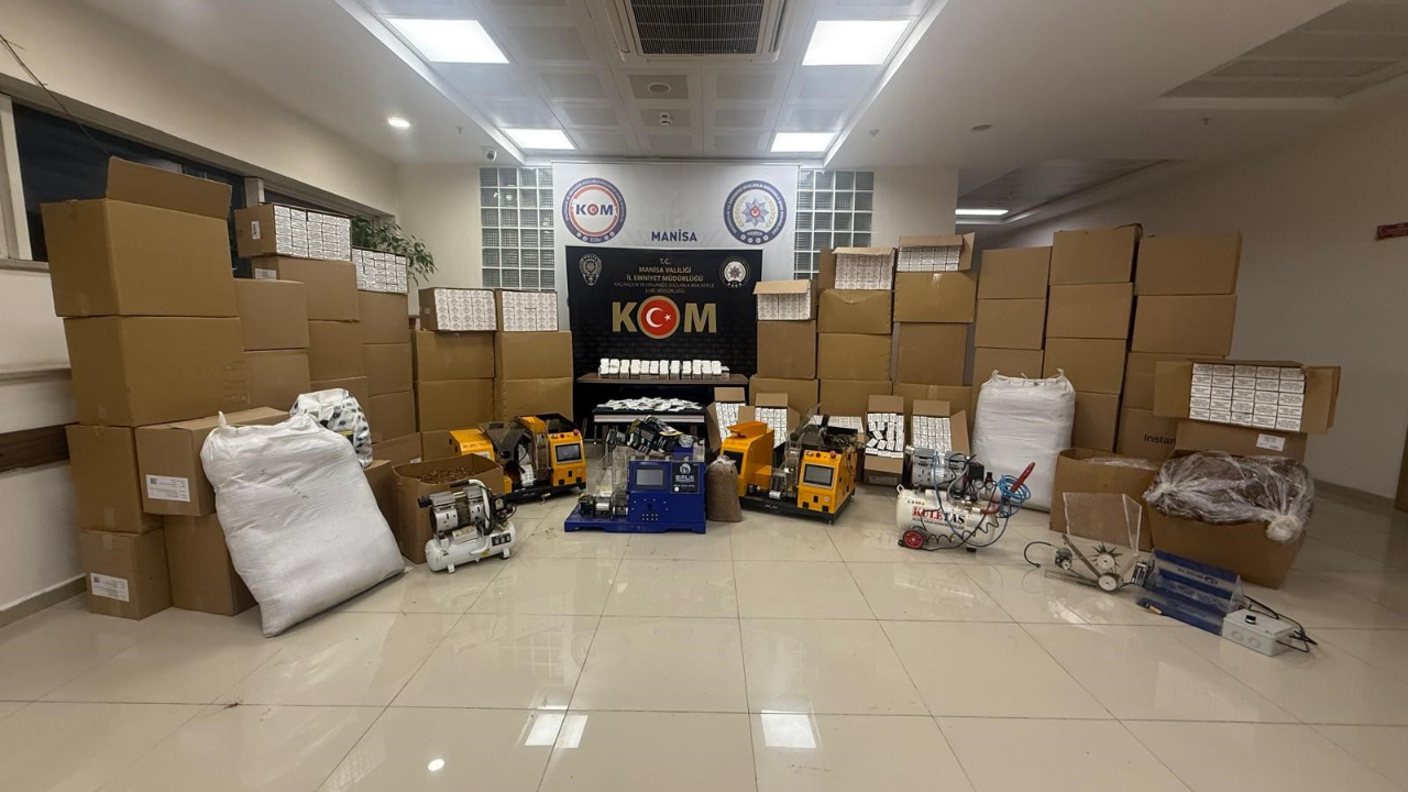 Kaçak tütün operasyonu: 430 bin boş makaron ele geçirildi