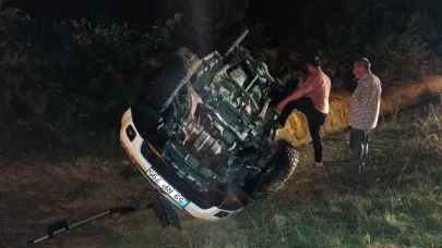 Sağanak yağış kazayı beraberinde getirdi: 2 yaralı